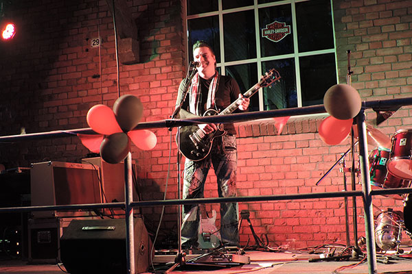 Rockkonzert bei Harley Davidson