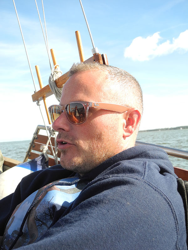 Mike auf der Butje
